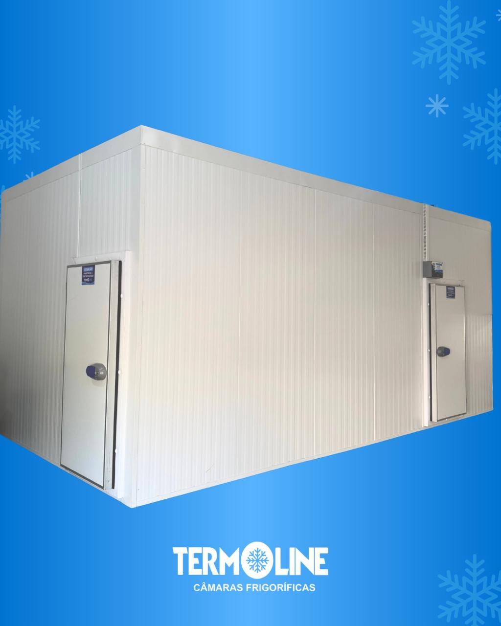 Câmara frigorífica modular completa fabricada pela Termoline
